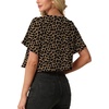 image:imageGRECERELLE Womens Summer Lightweight Cropped Cardigan Shrug  Short Sleeve Casual Bolero Shrugs Open Front Cover Ups for Dresses V Neck Trendy Layering TopsLd Dark Khaki