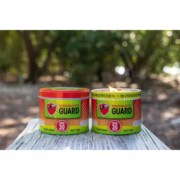 Mosquito Guard 12oz Mosquito Repellent Outdoor Patio Candle - Burns 35 Hours - Citronella Candles Outdoor Mosquito Repellent Indoors - Natural Mosquito Candles for Outside - Bug Repellent Candle
