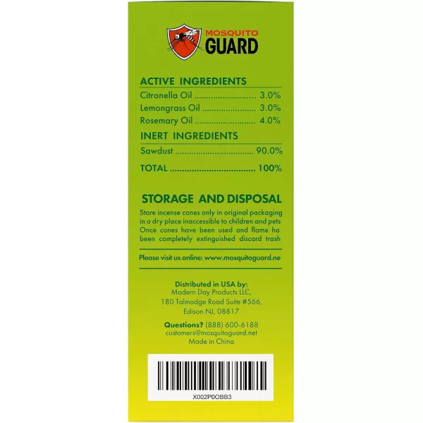 Mosquito Guard 45pcs Mosquito Repellent Incense Cone with 2 Ceramic Dishes - Mosquito Repellent for Patio – No Deet Plant Based Mosquito Repellent Outdoor
