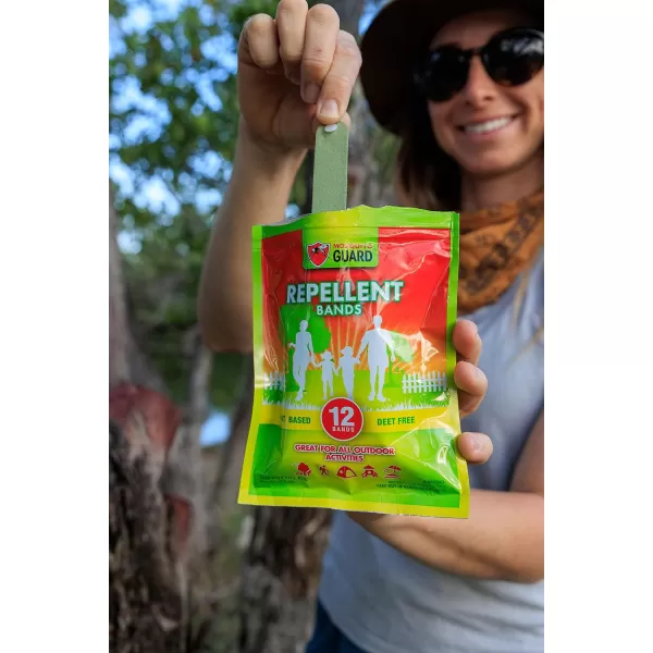Mosquito Guard Repellent Bands / Bracelets  Made with Natural Plant Based Ingredients - Citronella, Lemongrass Oil. DEET Free