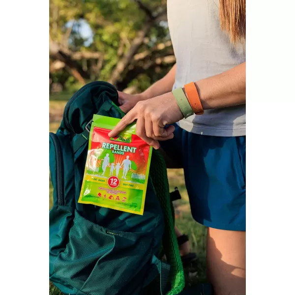 Mosquito Guard Repellent Bands / Bracelets  Made with Natural Plant Based Ingredients - Citronella, Lemongrass Oil. DEET Free