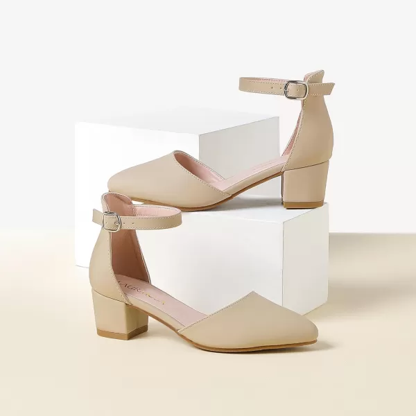 Girls Sandals Closed Toe High Heels Formal Dress Shoes Ankle Strap Pointed Toe Heeled for Little Big Kids in Wedding Party Comfortable Thick Heels Block Chunky Pump ShoesClassic Nubuck Khaki