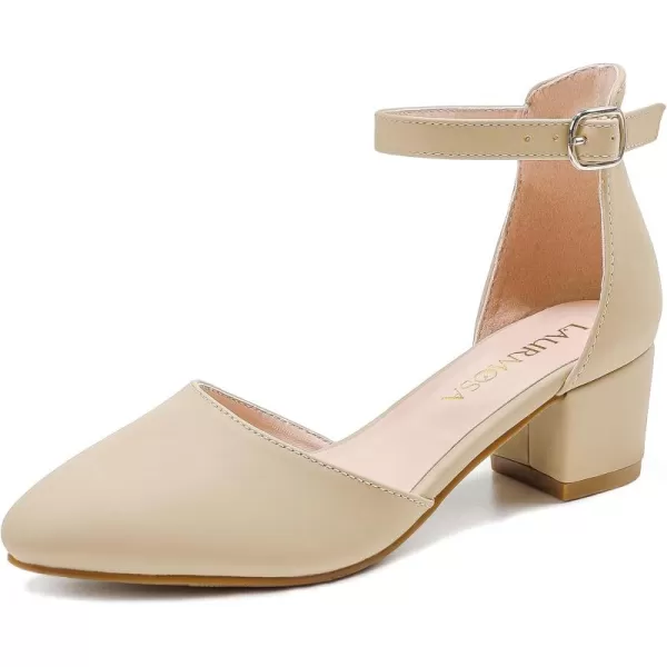 Girls Sandals Closed Toe High Heels Formal Dress Shoes Ankle Strap Pointed Toe Heeled for Little Big Kids in Wedding Party Comfortable Thick Heels Block Chunky Pump ShoesClassic Nubuck Khaki