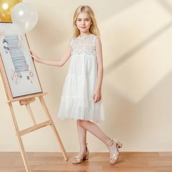 Girls Sandals Open Toe High Heels Fancy Dress Shoes Ankle Strap Chunky Block Heels Flower Girls Wedding Party Dressy Shoes for Toddler Little Big KidsGold Glitter