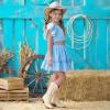 imageCowgirl Boots for Little Girls Mid Calf Pointed Toe Kid Cowboy Boots Side Zipper Classic Embroidered Western Boots Horse Riding Shoes Party for Toddler Little Big KidsBeige