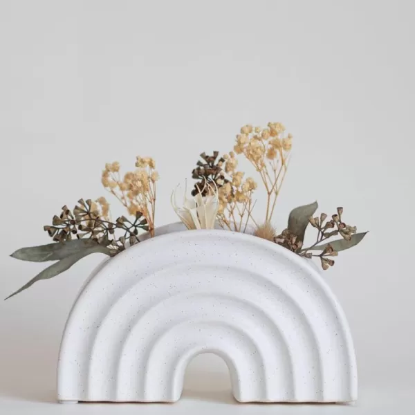 Cloud Decor Planter Indoor Hanging Plant Pot White Ceramic Hanging Pot Adjustable Macrame Rope w Drainage Hole Unique Dreamy Flower Pots Organic Modern Cute Aesthetic Small Ceiling PlanterRainbow Speckled White