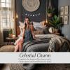 imageBASE ROOTS Moon Phase White Wall Decor for Bedroom ampamp Living Room Bohemian Wall Decor Handmade Hammered Metal 34quot 7 Phases Moon Celestial Wall Art Gift for Women ampamp Kids