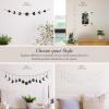 imageBASE ROOTS Moon Phase White Wall Decor for Bedroom ampamp Living Room Bohemian Wall Decor Handmade Hammered Metal 34quot 7 Phases Moon Celestial Wall Art Gift for Women ampamp Kids