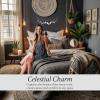 imageBASE ROOTS Moon Phase White Wall Decor for Bedroom ampamp Living Room Bohemian Wall Decor Handmade Hammered Metal 36quot 13 Phases Moon Celestial Wall Art Gift for Women ampamp Kids
