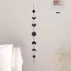 imageBASE ROOTS Moon Phase Black Wall Decor for Bedroom ampamp Living Room Bohemian Wall Decor Handmade Hammered Metal 34quot 7 Phases Moon Celestial Wall Art Gift for Women ampamp Kids