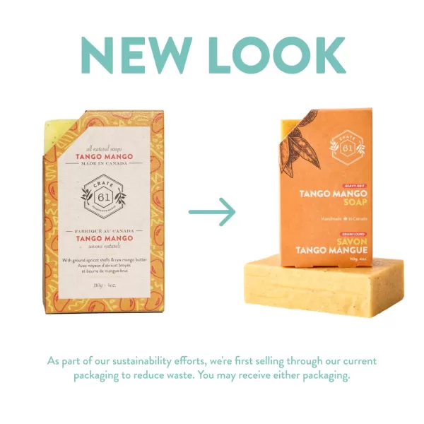 Crate 61 Handmade in Canada Plant Based Cold Process Natural Bar Soap For Face And Body With Premium Essential Oils Eucalyptus ampamp Peppermint For Men And Women 3 Pack EucamintMango