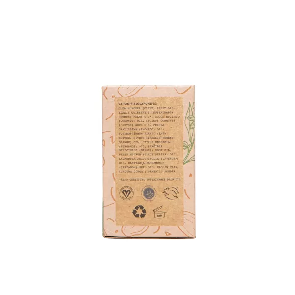 Crate 61 Handmade in Canada Plant Based Cold Process Natural Bar Soap For Face And Body With Premium Essential Oils Eucalyptus ampamp Peppermint For Men And Women 3 Pack EucamintGinger Cardamom