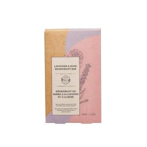 imageDeodorant Bar Natural and effective baking soda free 100 Plant Based Leaves no carbon footprint 1 PackLavender Rose1 Count Pack of 1