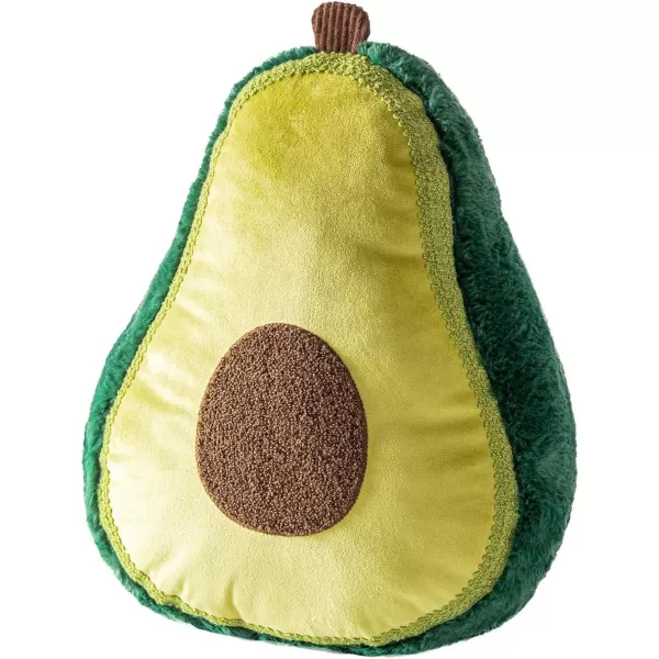 Phantoscope Fruit Shaped Pillows Series Acorn Shaped Throw Pillow Fun Home Decor of Fruit Themed Shaped Cushions Decorative Shaped Pillow for Couch Bed and Chair Beige and Brown 18 x15 inchesAvocado Green