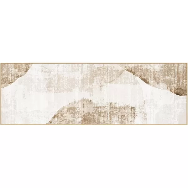 Phantoscope Geometry Collection Area Rug 6x9  Large Living Room Rug  Washable Rug Boho Rugs NonSlip for Bedroom Dining Room LowPile Floor Carpet Modern Accent Rug BlueNeutralLight BrownBeige