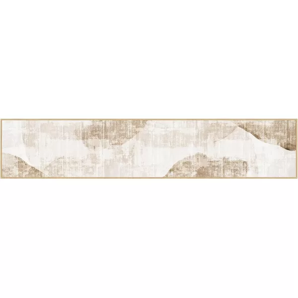 Phantoscope Geometry Collection Area Rug 6x9  Large Living Room Rug  Washable Rug Boho Rugs NonSlip for Bedroom Dining Room LowPile Floor Carpet Modern Accent Rug BlueNeutralLight BrownBeige
