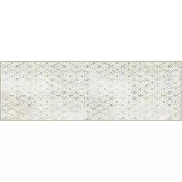 Phantoscope Hallway Runner Rug 2x6  Boho Washable NonSlip Kitchen Rug Runner UltraThin Geometry Distressed Accent Throw Rug for Entryway Laundry Bathroom Bedroom Teal FloralBeigeTeal FloralBeige