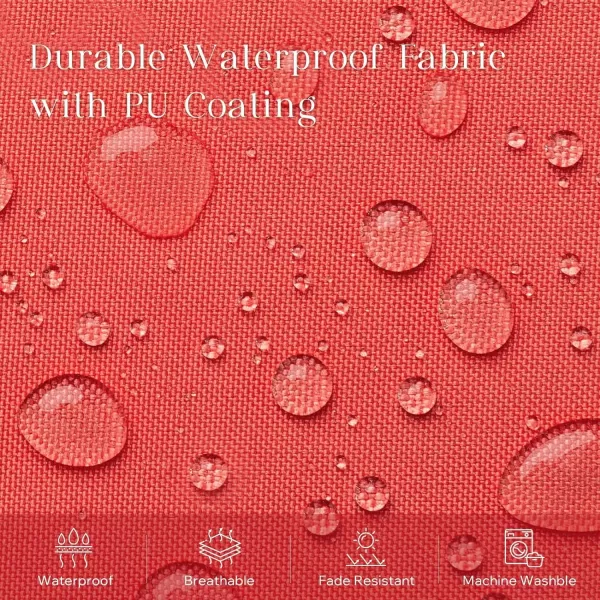 Phantoscope Pack of 2 Outdoor Waterproof Throw Pillow Covers Decorative Square Cushion Case Patio Pillows for Couch Tent Sunbrella 18x18 YellowBlush Pink