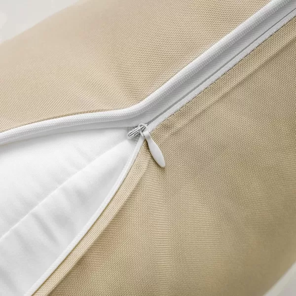 Phantoscope Pack of 2 Outdoor Waterproof Throw Pillow Covers Decorative Square Cushion Case Patio Pillows for Couch Tent Sunbrella 18x18 YellowLight Coffee