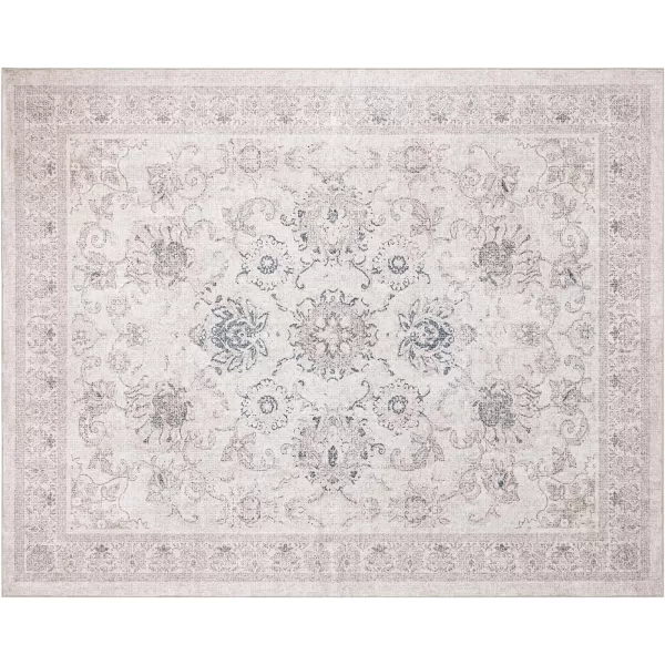 Phantoscope Vintage Collection Area Rug 6x9  Large Living Room Rug  Washable Rug Boho Rugs NonSlip for Bedroom Dining Room LowPile Floor Carpet Distressed Accent Rug BeigeNeutralBeigeNeutral