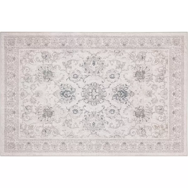 Phantoscope Vintage Collection Area Rug 6x9  Large Living Room Rug  Washable Rug Boho Rugs NonSlip for Bedroom Dining Room LowPile Floor Carpet Distressed Accent Rug BeigeNeutralBeigeNeutral