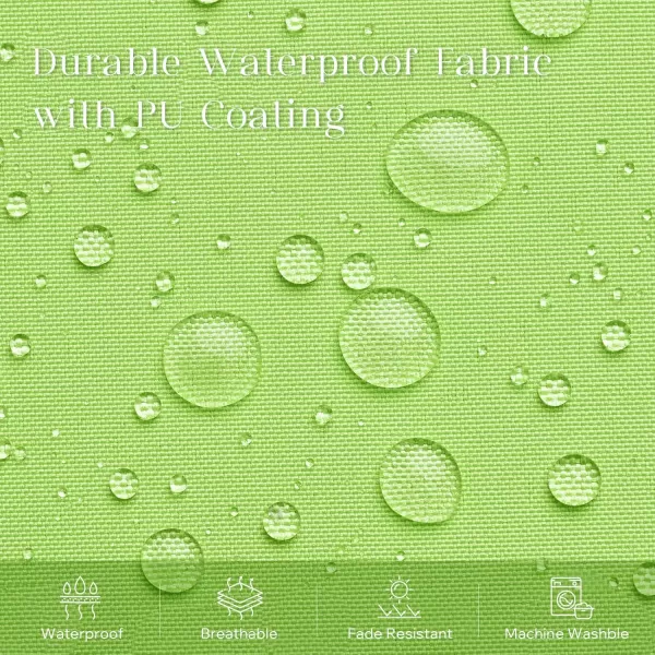 Phantoscope Pack of 4 Premium Dual Usage Outdoor Pillow Inserts Waterproof Throw Pillows No Cover Needed Colorful Decorative Couch Sham Cushion Stuffer Patio Couch Tent Light Blue 18 x 18 InchesLight Green