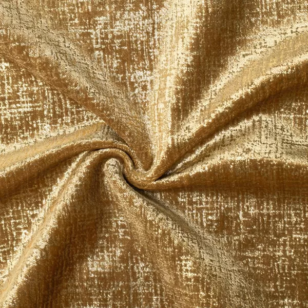 Phantoscope Pack of 2 Sparkling Velvet Decorative Solid Throw Decorative Pillow Cover Soft Gold Glitter Square Cushion Cover Pillowcase for Couch Bed and Chair Gold 18 x 18 inches 45 x 45 cmGold