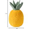 imagePhantoscope Fruit Shaped Pillows Series Happy Easter Carrot Shaped Pillow Fun Home Decor of Fruit Themed Cushion Corduroy Carrot with Leaves Decorative Pillow for Couch Bed Orange 22 x 10 inchesPineapple Yellow