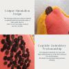 imagePhantoscope Fruit Shaped Pillows Series Happy Easter Carrot Shaped Pillow Fun Home Decor of Fruit Themed Cushion Corduroy Carrot with Leaves Decorative Pillow for Couch Bed Orange 22 x 10 inchesPapaya Pink