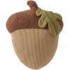imagePhantoscope Fruit Shaped Pillows Series Happy Easter Carrot Shaped Pillow Fun Home Decor of Fruit Themed Cushion Corduroy Carrot with Leaves Decorative Pillow for Couch Bed Orange 22 x 10 inchesAcorn Brown