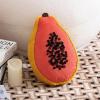 imagePhantoscope Fruit Shaped Pillows Series Happy Easter Carrot Shaped Pillow Fun Home Decor of Fruit Themed Cushion Corduroy Carrot with Leaves Decorative Pillow for Couch Bed Orange 22 x 10 inchesPapaya Pink