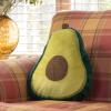 imagePhantoscope Fruit Shaped Pillows Series Happy Easter Carrot Shaped Pillow Fun Home Decor of Fruit Themed Cushion Corduroy Carrot with Leaves Decorative Pillow for Couch Bed Orange 22 x 10 inchesAvocado Green