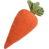 imagePhantoscope Fruit Shaped Pillows Series Happy Easter Carrot Shaped Pillow Fun Home Decor of Fruit Themed Cushion Corduroy Carrot with Leaves Decorative Pillow for Couch Bed Orange 22 x 10 inchesCarrot Orange