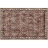 imagePhantoscope Hallway Runner Rug 2x6  Boho Washable NonSlip Kitchen Rug Runner UltraThin Vintage Distressed Accent Throw Rug for Entryway Laundry Bathroom Bedroom BlueGreyBrick RedBlack
