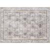 imagePhantoscope Hallway Runner Rug 2x6  Boho Washable NonSlip Kitchen Rug Runner UltraThin Vintage Distressed Accent Throw Rug for Entryway Laundry Bathroom Bedroom BlueGreyLight Brown