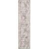 imagePhantoscope Hallway Runner Rug 2x6  Boho Washable NonSlip Kitchen Rug Runner UltraThin Vintage Distressed Accent Throw Rug for Entryway Laundry Bathroom Bedroom BlueGreyLight Brown
