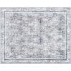 imagePhantoscope Hallway Runner Rug 2x6  Boho Washable NonSlip Kitchen Rug Runner UltraThin Vintage Distressed Accent Throw Rug for Entryway Laundry Bathroom Bedroom BlueGreyBlueGrey