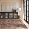 imagePhantoscope Hallway Runner Rug 2x6  Boho Washable NonSlip Kitchen Rug Runner UltraThin Vintage Distressed Accent Throw Rug for Entryway Laundry Bathroom Bedroom BlueGreyBrick RedBlack