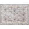 imagePhantoscope Hallway Runner Rug 2x6  Boho Washable NonSlip Kitchen Rug Runner UltraThin Vintage Distressed Accent Throw Rug for Entryway Laundry Bathroom Bedroom BlueGreyLight Brown