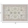 imagePhantoscope Vintage Collection Area Rug 6x9  Washable Rug Boho Rugs NonSlip for Living Room Bedroom Dining Room Dorm Indoor LowPile Carpet Distressed Accent Rug BlueWhiteBeigeNeutral