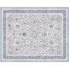 imagePhantoscope Vintage Collection Area Rug 6x9  Washable Rug Boho Rugs NonSlip for Living Room Bedroom Dining Room Dorm Indoor LowPile Carpet Distressed Accent Rug BlueWhiteLight GreyNeutral