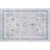 imagePhantoscope Vintage Collection Area Rug 6x9  Washable Rug Boho Rugs NonSlip for Living Room Bedroom Dining Room Dorm Indoor LowPile Carpet Distressed Accent Rug BlueWhiteLight GreyNeutral