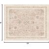 imagePhantoscope Vintage Collection Area Rug 6x9  Washable Rug Boho Rugs NonSlip for Living Room Bedroom Dining Room Dorm Indoor LowPile Carpet Distressed Accent Rug BlueWhiteSoft Pink  Beige