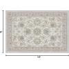 imagePhantoscope Vintage Collection Area Rug 6x9  Washable Rug Boho Rugs NonSlip for Living Room Bedroom Dining Room Dorm Indoor LowPile Carpet Distressed Accent Rug BlueWhiteBeigeNeutral