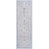 imagePhantoscope Vintage Collection Area Rug 6x9  Washable Rug Boho Rugs NonSlip for Living Room Bedroom Dining Room Dorm Indoor LowPile Carpet Distressed Accent Rug BlueWhiteLight GreyNeutral