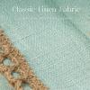 imagePhantoscope Pack of 2 Farmhouse Decorative Throw Decorative Pillow Cover Burlap Linen Trimmed Tailored Edges Sage Green 18 x 18 inches 45 x 45 cmLight Turquoise