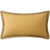 imagePhantoscope Pack of 2 Farmhouse Decorative Throw Decorative Pillow Cover Burlap Linen Trimmed Tailored Edges Sage Green 18 x 18 inches 45 x 45 cmMustard Yellow