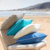 imagePhantoscope Pack of 2 Outdoor Waterproof Throw Pillow Covers with Contrast Piping Decorative Square Cushion Case Patio Pillows for Couch Tent Sunbrella Sage Green 18x18 inchesLight Coffee