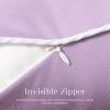 imagePhantoscope Pack of 2 Outdoor Waterproof Throw Pillow Covers with Contrast Piping Decorative Square Cushion Case Patio Pillows for Couch Tent Sunbrella Sage Green 18x18 inchesLavender Purple