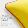 imagePhantoscope Pack of 2 Outdoor Waterproof Throw Pillow Covers with Contrast Piping Decorative Square Cushion Case Patio Pillows for Couch Tent Sunbrella Sage Green 18x18 inchesLemon Yellow